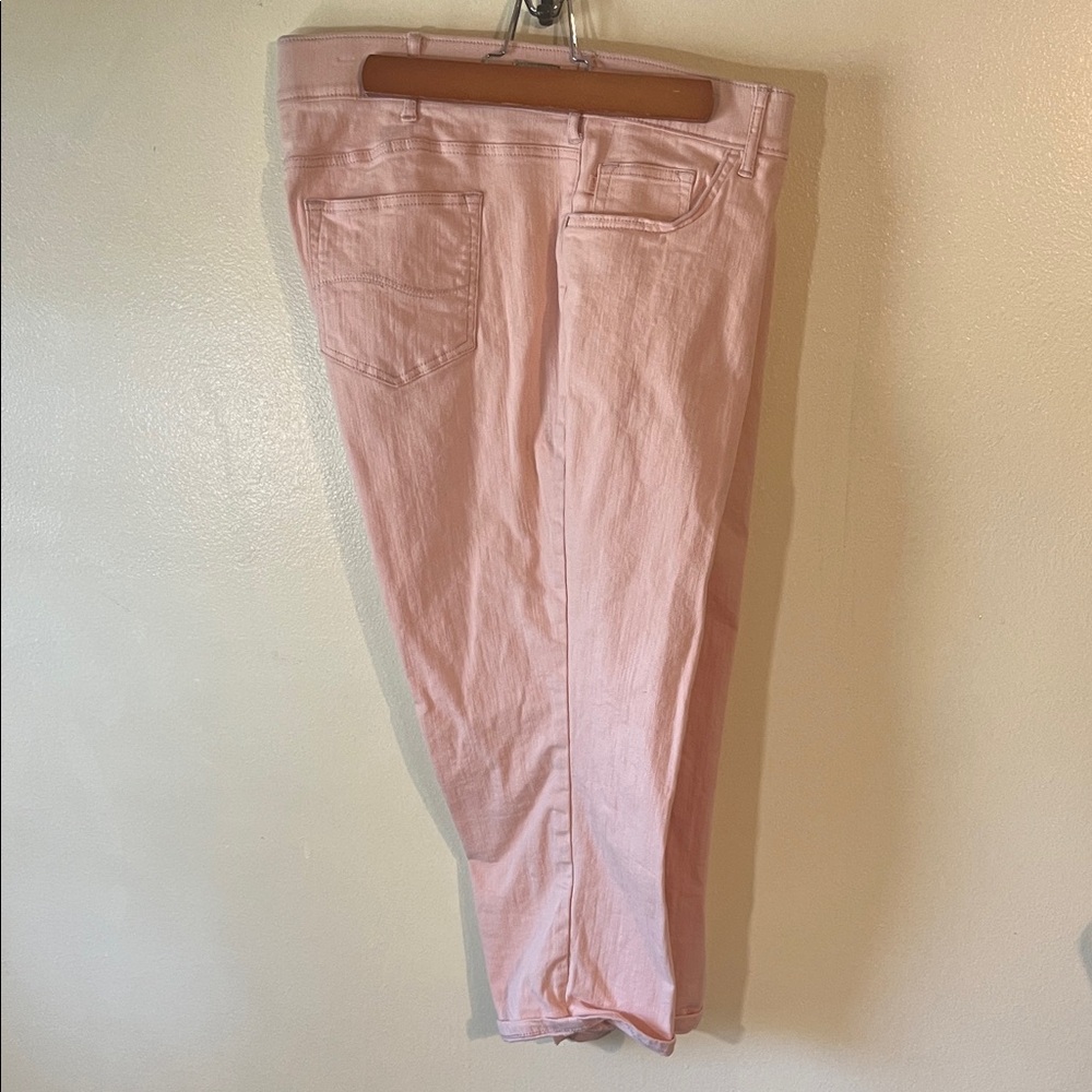 Blush Pink Straight Leg Women's Jeans